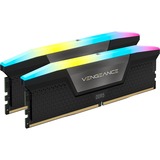 Corsair DIMM 96 GB DDR5-6800 (2x 48 GB) Dual-Kit, Arbeitsspeicher schwarz, CMH96GX5M2B6800C40, Vengeance RGB, INTEL XMP