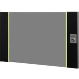 Digitus Glas-Fronttür für 19" 7HE Wandgehäuse Unique Serie, Frontpanel schwarz, 7 Höheneinheiten