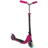 GLOBBER Flow 125 mit Leuchtrollen, Scooter pink/grau