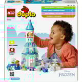 LEGO 10455 DUPLO Disney Annas und Elsas Party im Eispalast, Konstruktionsspielzeug 