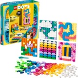 LEGO 41957 DOTS Kreativ-Aufkleber Set, Konstruktionsspielzeug 5in1 DIY Set für Kinder, zum Basteln von individualisierten Mosaik-Aufklebern