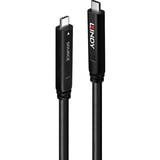 Lindy USB 3.2 Gen 1 & DP 1.4 Typ C Hybridkabel schwarz, 8m
