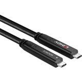 Lindy USB 3.2 Gen 1 & DP 1.4 Typ C Hybridkabel schwarz, 8m