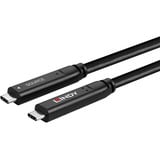 Lindy USB 3.2 Gen 1 & DP 1.4 Typ C Hybridkabel schwarz, 8m