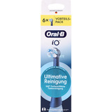 Oral-B Oral-B iO Ultimative Reinigung 6er, Aufsteckbürste schwarz, Überlegene Plaque-Entfernung