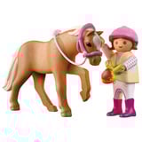 PLAYMOBIL 71887 DuoPack Mädchen mit Pony, Konstruktionsspielzeug 