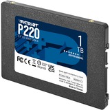 Patriot P220 1 TB, SSD schwarz, SATA III 6 Gb/s, 2,5"