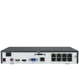Reolink NVS8-8MB4, Set 1x NVR mit 2TB, 4x PoE
