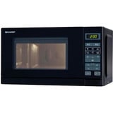 SHARP R242BKW, Mikrowelle schwarz