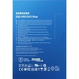 Samsung 990 EVO Plus 1 TB, SSD PCIe 4.0 x4 / 5.0 x2, NVMe 2, M.2 2280, intern