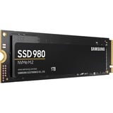 Samsung SSD 980 1 TB PCIe 3.0 x4, NVMe 1.4, M.2 2280, intern