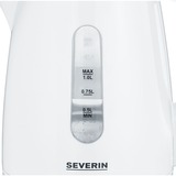 Severin WK 3411, Wasserkocher weiß, 1,0 Liter