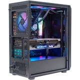 SilverStone FARA 511Z, Tower-Gehäuse schwarz, Tempered Glass