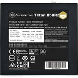 SilverStone Triton 850Rz, PC-Netzteil schwarz, 1x 12-Pin High Power GPU, 3x PCIe, Kabelmanagement, 850 Watt