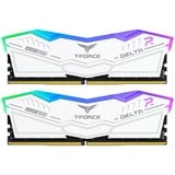 Team Group DIMM 32 GB DDR5-7800 (2x 16 GB) Dual-Kit, Arbeitsspeicher weiß, FF4D532G7800HC38DDC01, Delta RGB, INTEL XMP