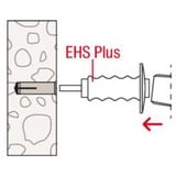 fischer Einschlaganker EA II M6 R, Dübel edelstahl, 100 Stück, rostfrei