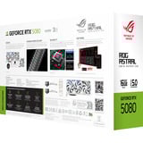 ASUS GeForce RTX 5080 ROG ASTRAL GAMING WHITE Edition, Grafikkarte weiß, DLSS 4, 3x DisplayPort, 2x HDMI 2.1