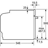Bosch HBD631CS63 Serie 6, Backofen-Set schwarz, 60 cm