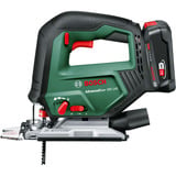 Bosch Heimwerken & Garten Akku-Stichsäge AdvancedSaw 18V-140, 18Volt grün, Li-Ionen Akku 2,0Ah, Koffer, POWER FOR ALL ALLIANCE
