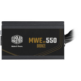 Cooler Master MWE BRONZE 550 V3 230V, PC-Netzteil schwarz, 2x PCIe, 550 Watt