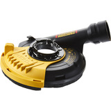 DEWALT Winkelschleifer DWE4257KT-QS Beton-Oberflächenset, 125mm gelb/schwarz, 1.500 Watt, inkl. Staubhaube und Diamant-Topfscheibe, Koffer