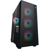 DeepCool MATREXX55 MESH ADD-RGB 4F, Tower-Gehäuse schwarz, Tempered Glass