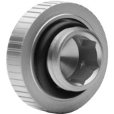 EKWB EK-Quantum Torque Plug - Satin Titanium, Schraube silber