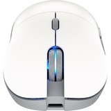 ENDORFY Gem Plus Wireless Onyx White, Gaming-Maus weiß/grau