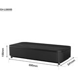 Epson EH-LS800B Ultrakurzdistanz Beamer, Laser-Beamer schwarz, 4K PRO-UHD, Android TV, 4000 Lumen