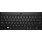 HP 355 Kompakte Bluetooth-Tastatur für mehrere Geräte schwarz, DE-Layout, Plunger