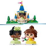 LEGO 43291 Disney Princess Die Mini-Prinzessinnen Belle und Tiana mit ihrem Schloss, Konstruktionsspielzeug 