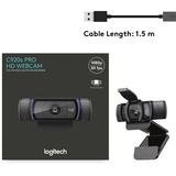 Logitech C920S HD Pro, Webcam schwarz