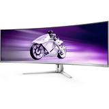 Philips Evnia 49M2C8900L QD-OLED, Gaming-Monitor 124.3 cm (48.9 Zoll), weiß, DQHD, Curved, HDR True Black 400, Ambiglow, Dynamic Lighting, 144Hz Panel