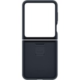 SAMSUNG Silicone Case mit Ring, Handyhülle dunkelblau, Samsung Galaxy Z Flip5