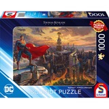 Schmidt Spiele Thomas Kinkade Studios: DC - Superman - Protector of Metropolis, Puzzle 1000 Teile