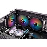 Thermaltake CT120 ARGB Sync PC Cooling Fan, Gehäuselüfter schwarz, 2er Pack, ohne Controller, 120 mm