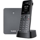 Yealink W73P, VoIP-Telefon schwarz, Basisstation mit Mobilteil