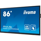 iiyama ProLite TE8612MIS-B3AG, Public Display schwarz (matt), UltraHD/4K, IPS, Touchscreen