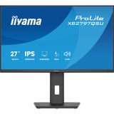 iiyama ProLite XB2797QSU-B1, LED-Monitor 68.5 cm (27 Zoll), schwarz (matt), QHD, IPS, HDMI, DP, USB-Hub, Ergonomischer Standfuß