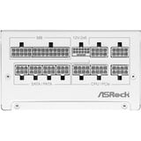 ASRock Steel Legend SL-850GW, PC-Netzteil weiß, 1x 12-Pin High Power GPU, 2x PCIe, Kabelmanagement, 850 Watt