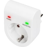 Digitus Überspannungsschutz-Adapter weiß, 13.500A Überspannungsschutz