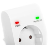 Digitus Überspannungsschutz-Adapter weiß, 13.500A Überspannungsschutz