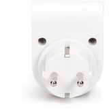 Digitus Überspannungsschutz-Adapter weiß, 13.500A Überspannungsschutz
