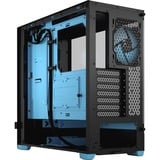 Fractal Design Pop Air RGB Cyan Core TG Clear Tint, Tower-Gehäuse schwarz/hellblau