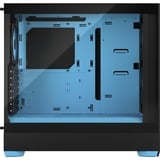 Fractal Design Pop Air RGB Cyan Core TG Clear Tint, Tower-Gehäuse schwarz/hellblau