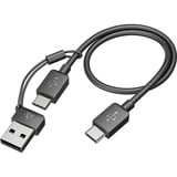 HP Poly Poly Voyager Focus 2 USB-C-C Headset USB-C/-A Adapter