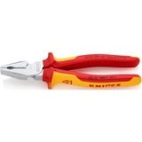 KNIPEX Kraft-Kombizange 02 06 200 Mit Greifzonen für Flach- und Rundmaterial