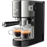 Krups Virtuoso XP442C, Espressomaschine edelstahl/schwarz