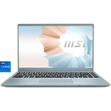 MSI Modern 14 B11SB-085, Notebook blau, Windows 10 Home 64-Bit