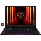 MSI Raider A18 HX A9WIG-080, Gaming-Notebook schwarz, AMD Ryzen 9 9955HX3D, NVIDIA GeForce RTX 5080, 64 GB DDR5, 2 TB (2 TB SSD), Windows 11 Home